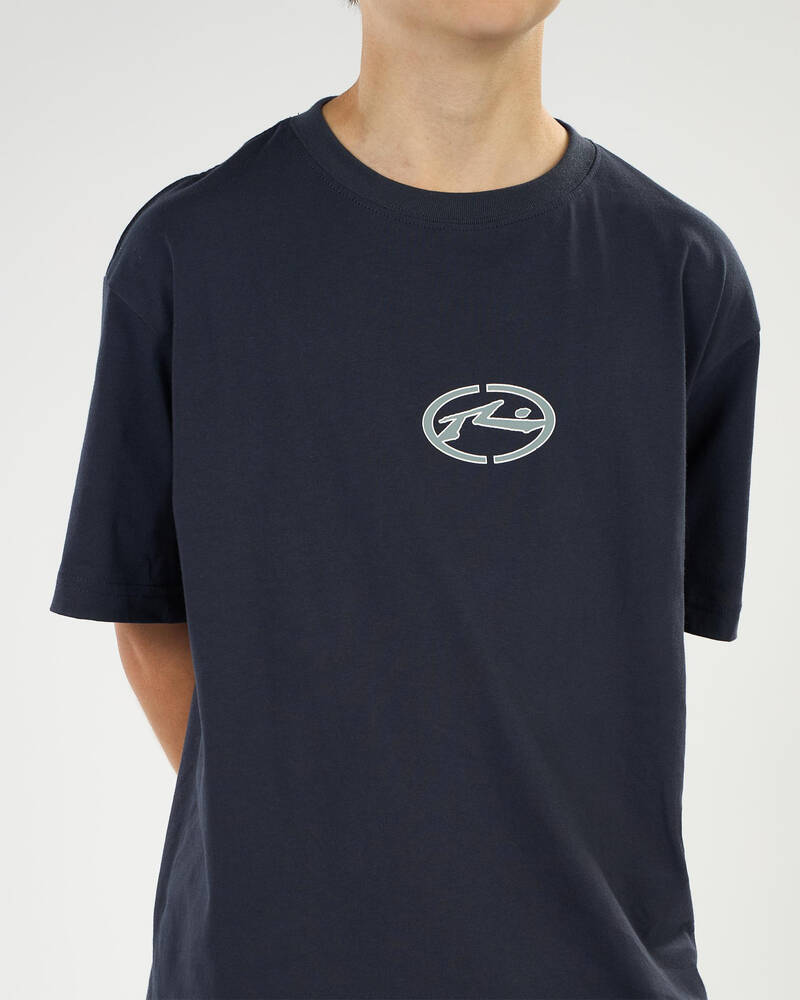 Rusty Boys' Turbo Short Sleeve T-Shirt for Mens