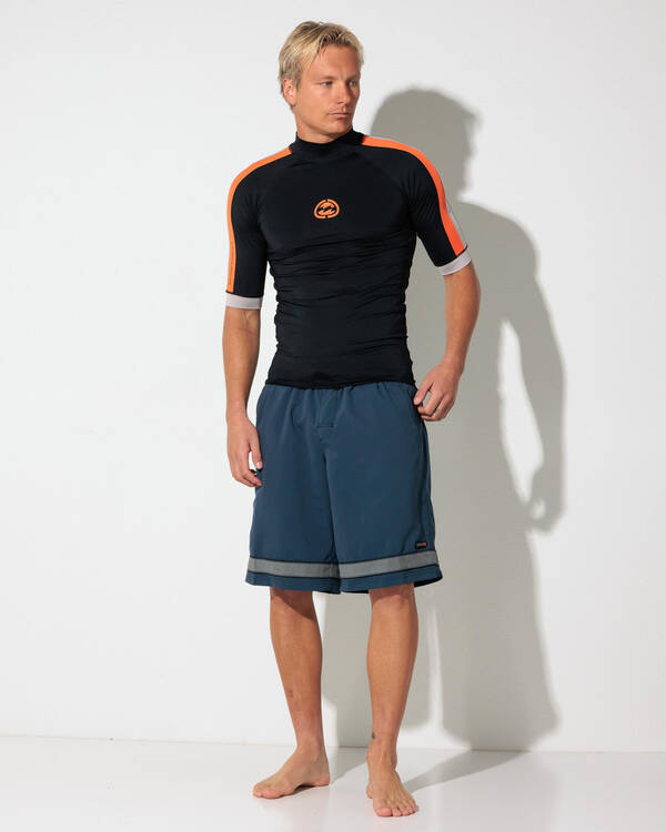 Billabong Spec Panel Short Sleeve Rash Vest for Mens