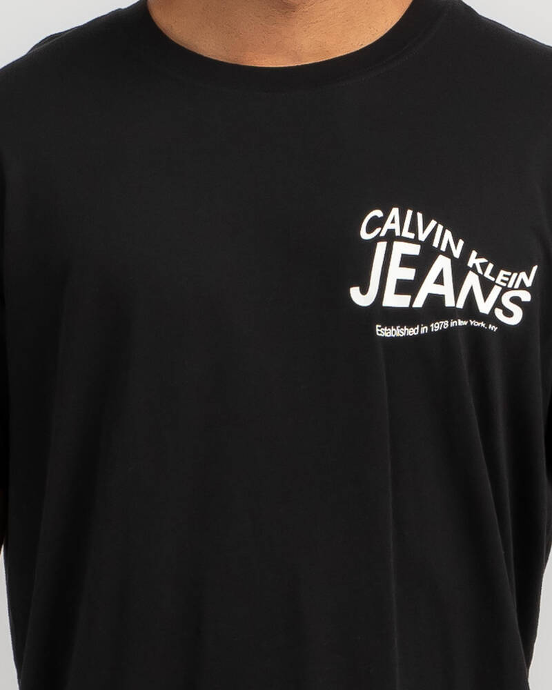 Calvin Klein Future Motion Graphic T-Shirt for Mens