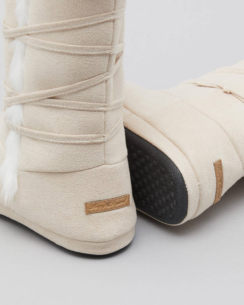 Sleepy Squirrel Olympia Slipper Boots for Womens