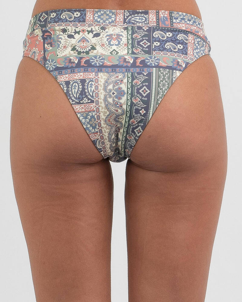Quiksilver Classic High Waisted Bikini Bottom for Womens