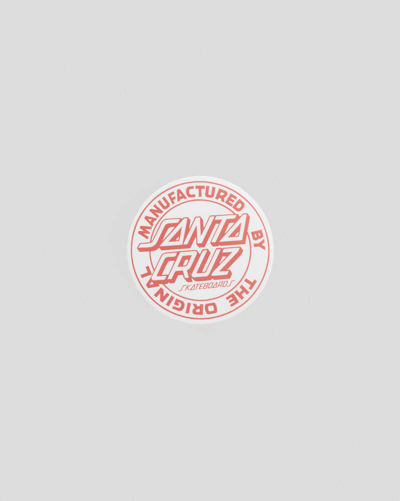 Santa Cruz MFG Dot Sticker for Unisex