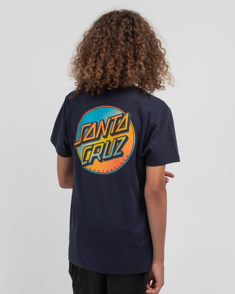 Santa Cruz Boys' Contra Dot T-Shirt for Mens