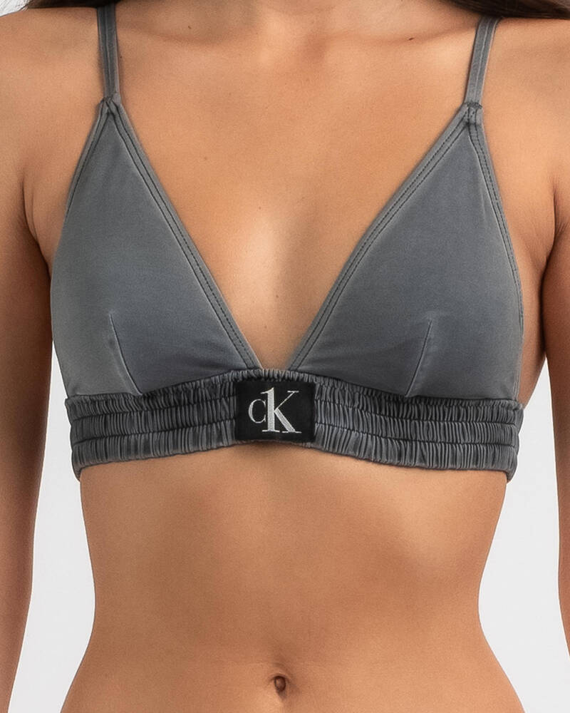 Calvin Klein Authentic Triangle Bikini Top for Womens