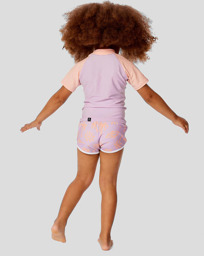 Rip Curl Toddlers' Seamist Short Sleeve Rash Vest Set for Womens