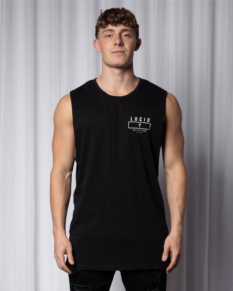 Lucid Ornate Muscle Tank for Mens