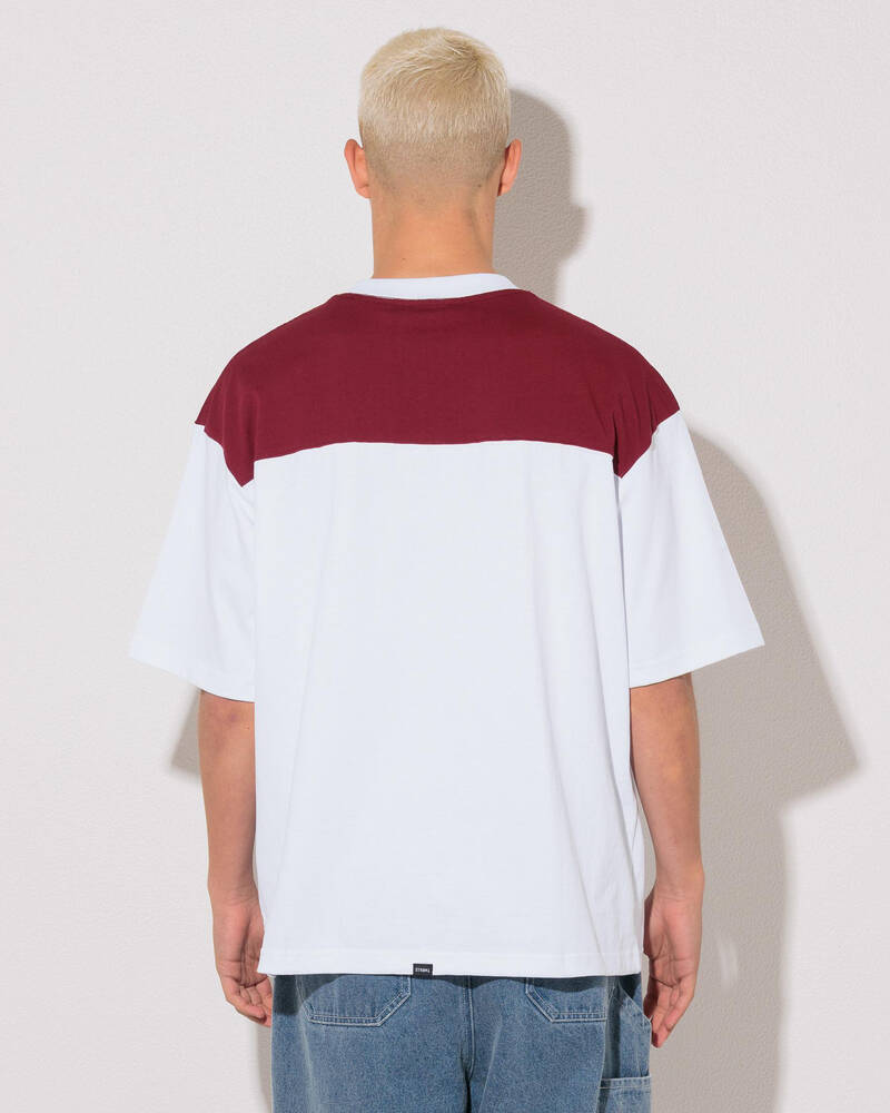 Thrills Make Em Tough Oversize Box Crop Panel Tee for Mens