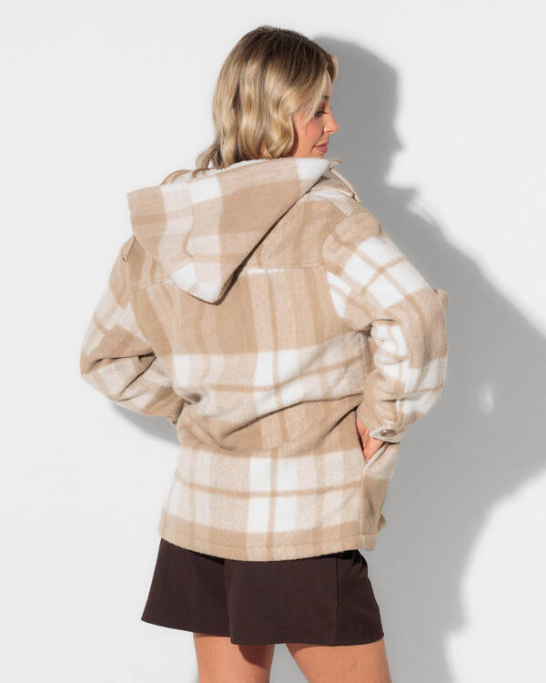 Mooloola Flynn Hooded Shacket for Womens