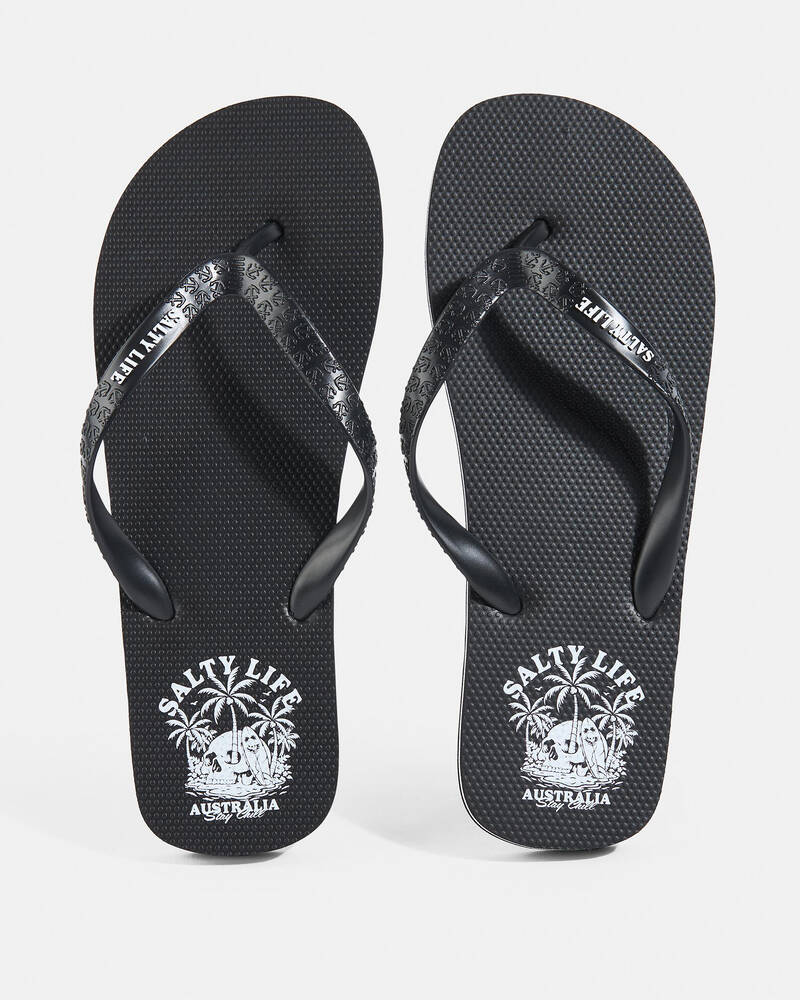 Salty Life Islands Edge Thongs for Mens
