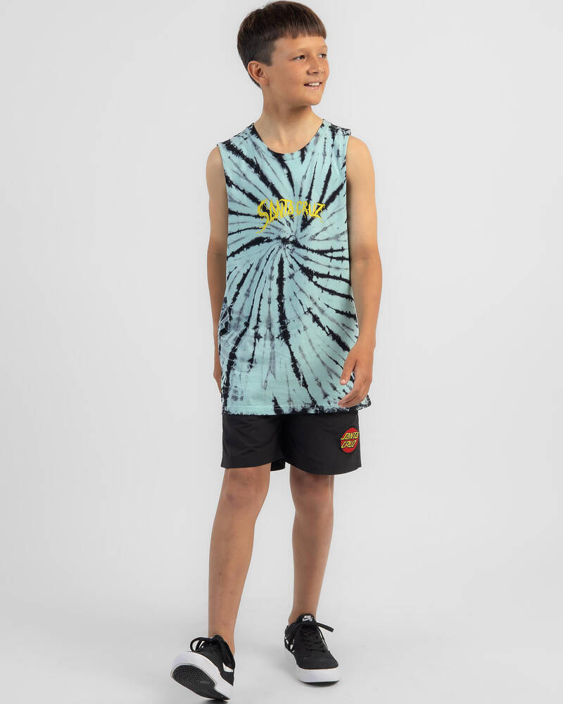 Santa Cruz Boys' Bone Slasher Muscle Tank for Mens