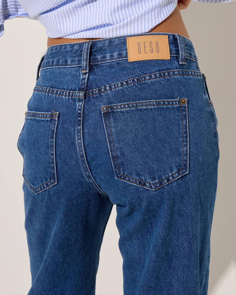 DESU Icon Straight Leg Jeans for Womens