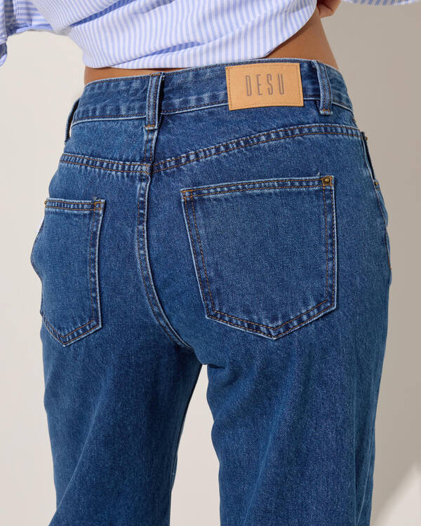 DESU Icon Straight Leg Jeans for Womens