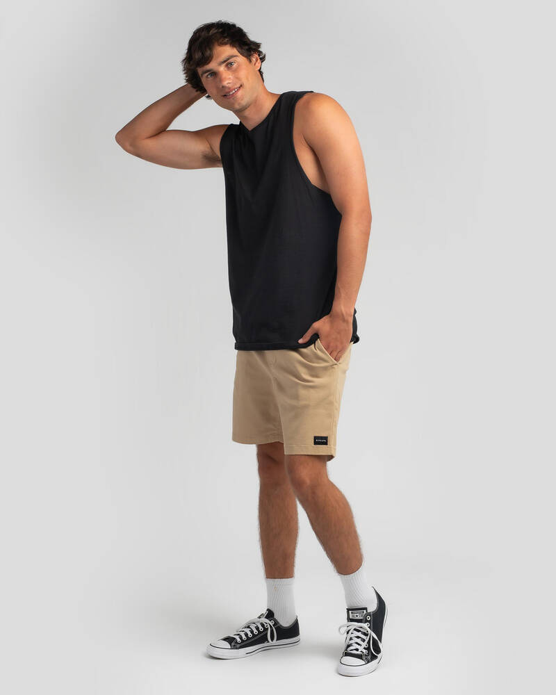 Rip Curl Re-Entry Elastic Waist Walk Shorts for Mens