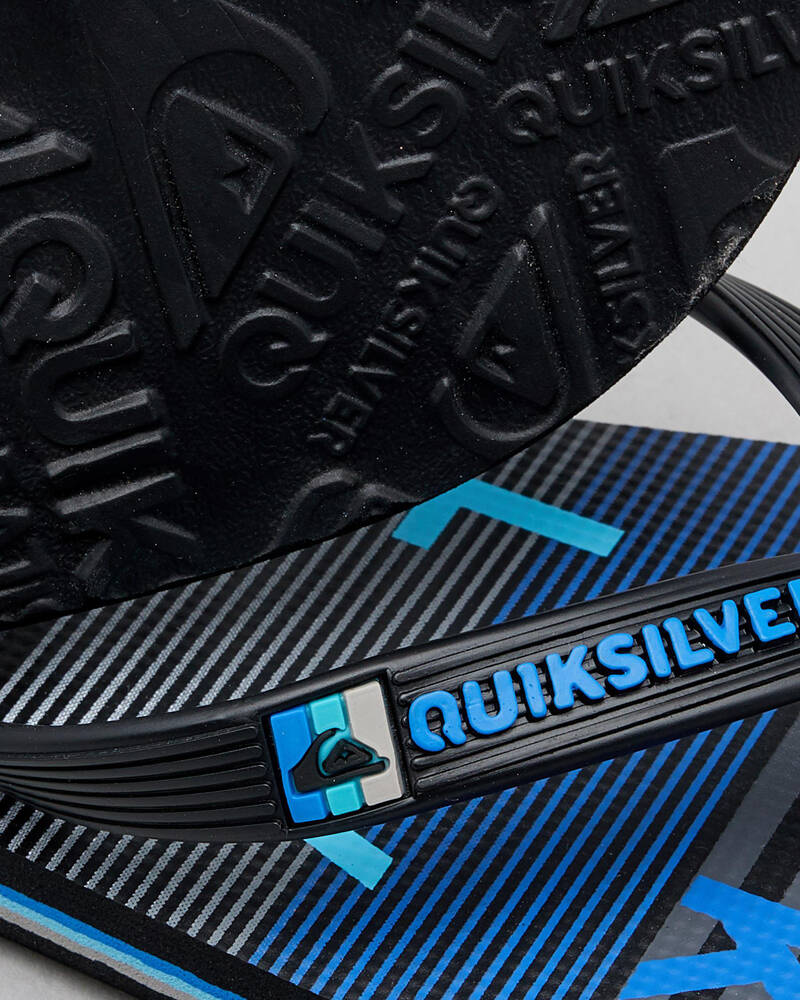 Quiksilver Youth Molokai Word Block Thongs for Mens