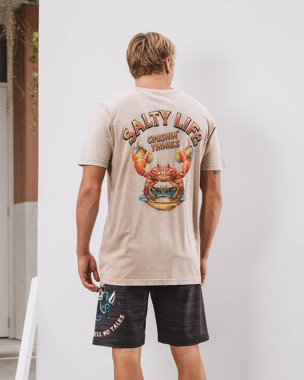 Salty Life Harbour Line Board Shorts for Mens