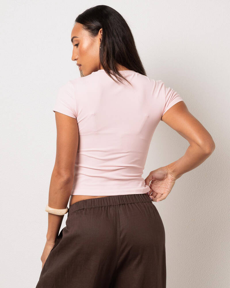 Ava And Ever Basic Super Soft Tee for Womens