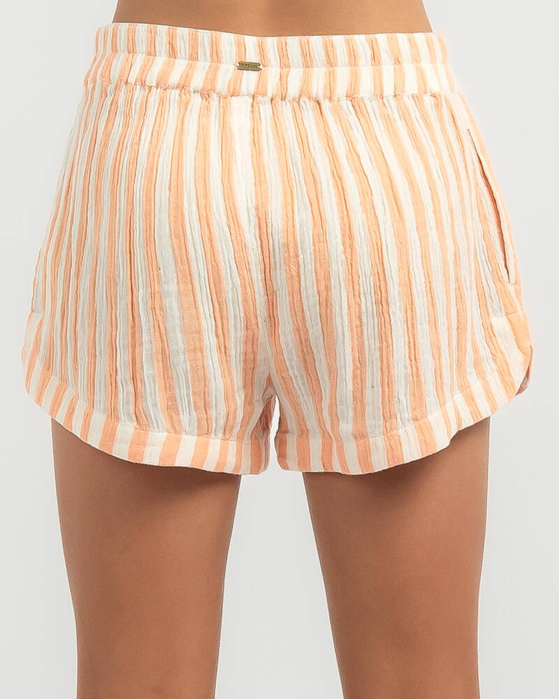 Rip Curl Girls' Premium Surf Stripe Shorts for Womens
