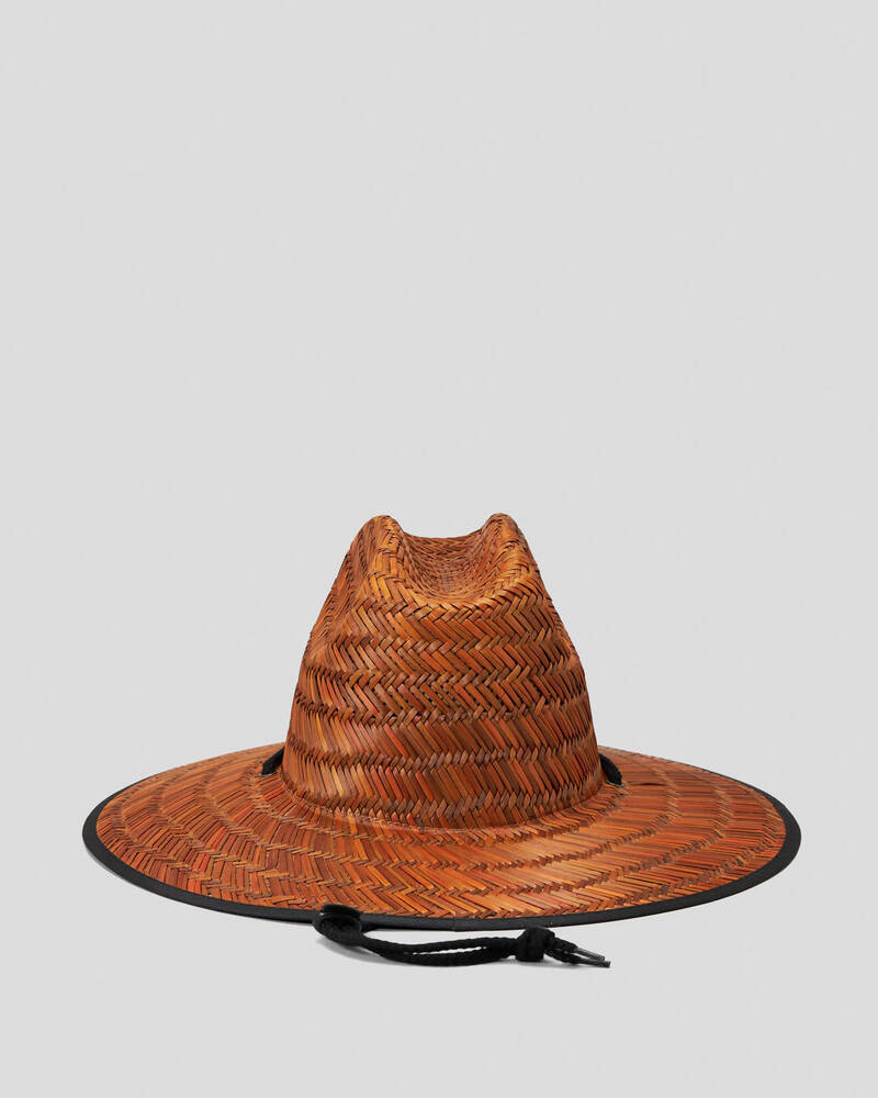 Tides Print Straw Hat