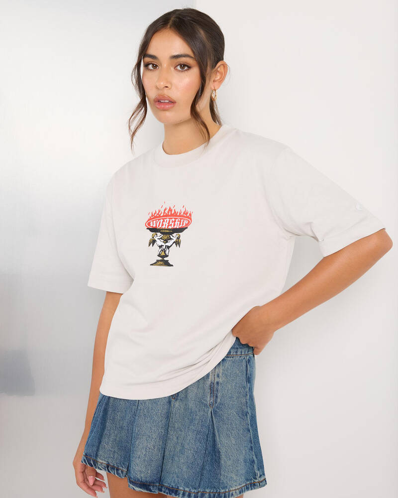 Worship Supplies Chalice Regular Fit T-Shirt for Womens