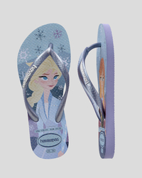 Havaianas Kids' Slim Frozen Princess Thongs for Womens image number null
