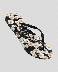 Havaianas Slim Daisy Caitii Thongs for Womens image number null
