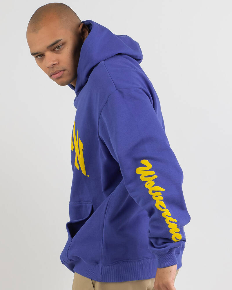 NCAA Michigan Arched Puff Print Hoodie for Mens