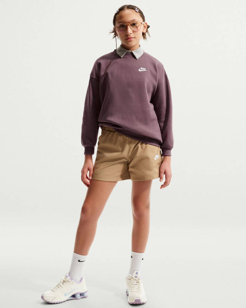 Nike Girls' Oversized Crew Sweater for Womens