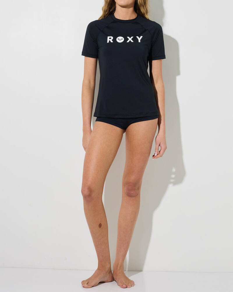 Roxy Essential Short Sleeve Rash Vest for Womens