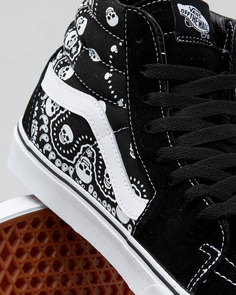 Vans Sk8-Hi Bandana Shoes for Mens