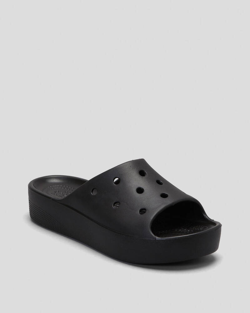 Crocs Classic Platform Slides for Womens