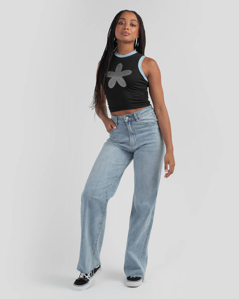 Red Berry Flip Phone Top for Womens