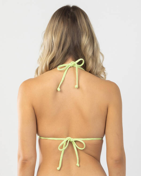 Roxy Solaria Tiki Triangle Bikini Top for Womens