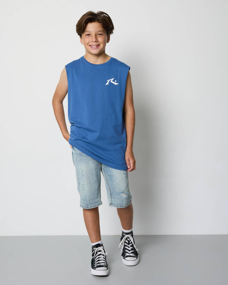Rusty Boys' Competition Muscle Tank for Mens