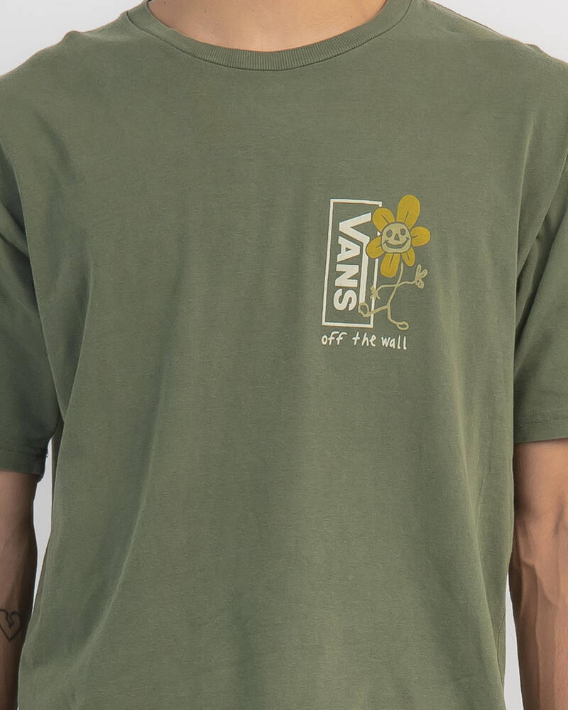 Vans Trippy Grin Floral T-Shirt for Mens