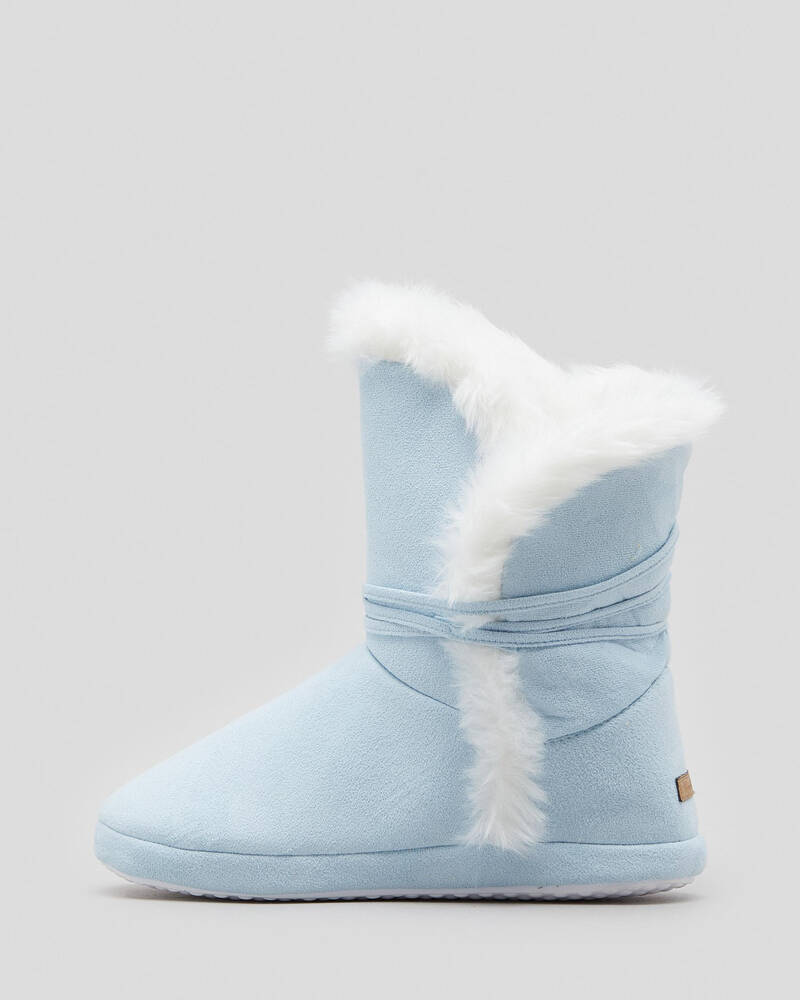 Sleepy Squirrel Hirafu Slipper Boots for Womens