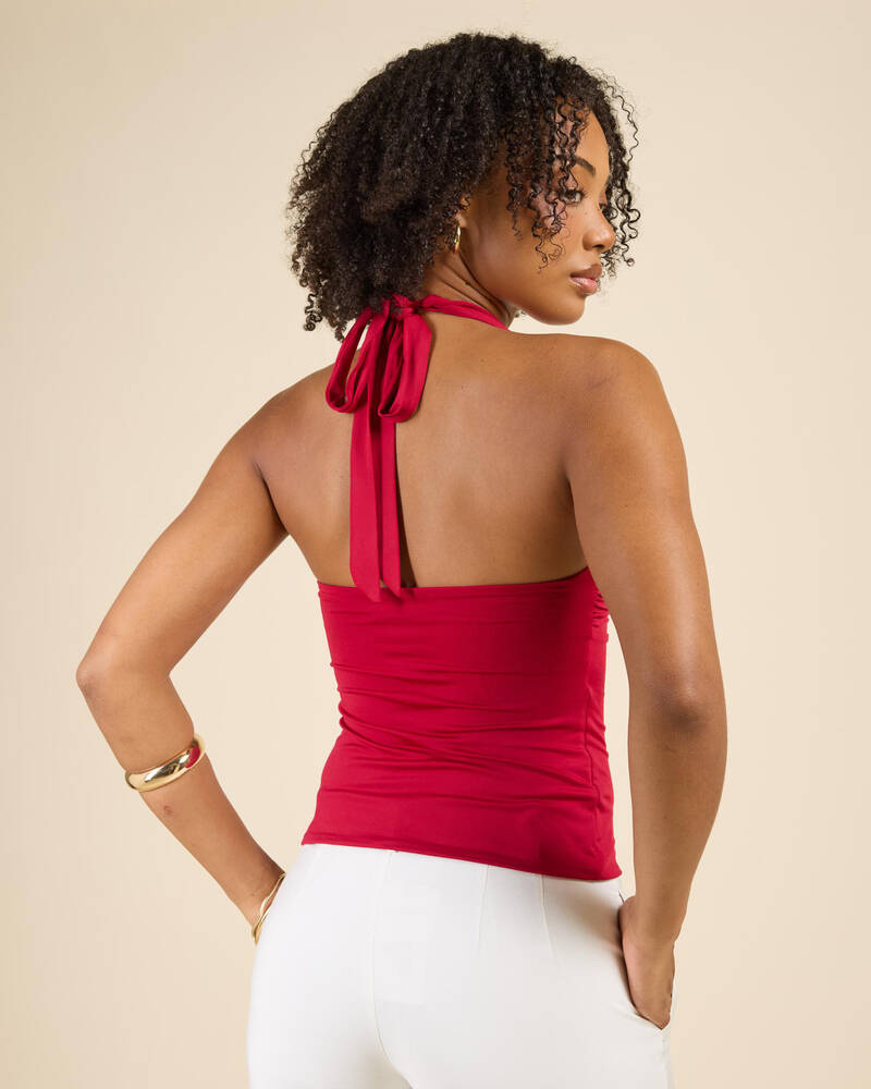 Ava And Ever Bailee Halter Top for Womens