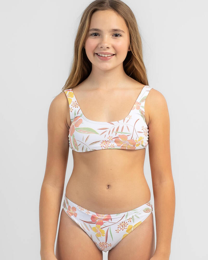 Roxy Girls' Life Enjoyers Bralette Bikini Set for Womens