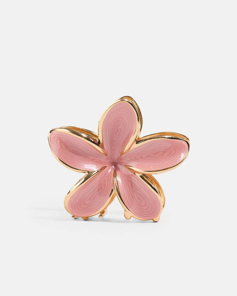 Frangipani Pearl Hair Claw Clip, 04, hi-res