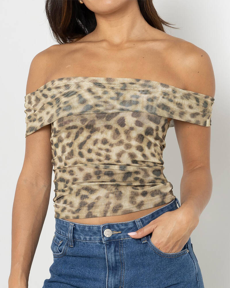 Ava And Ever Leo Off Shoulder Top for Womens