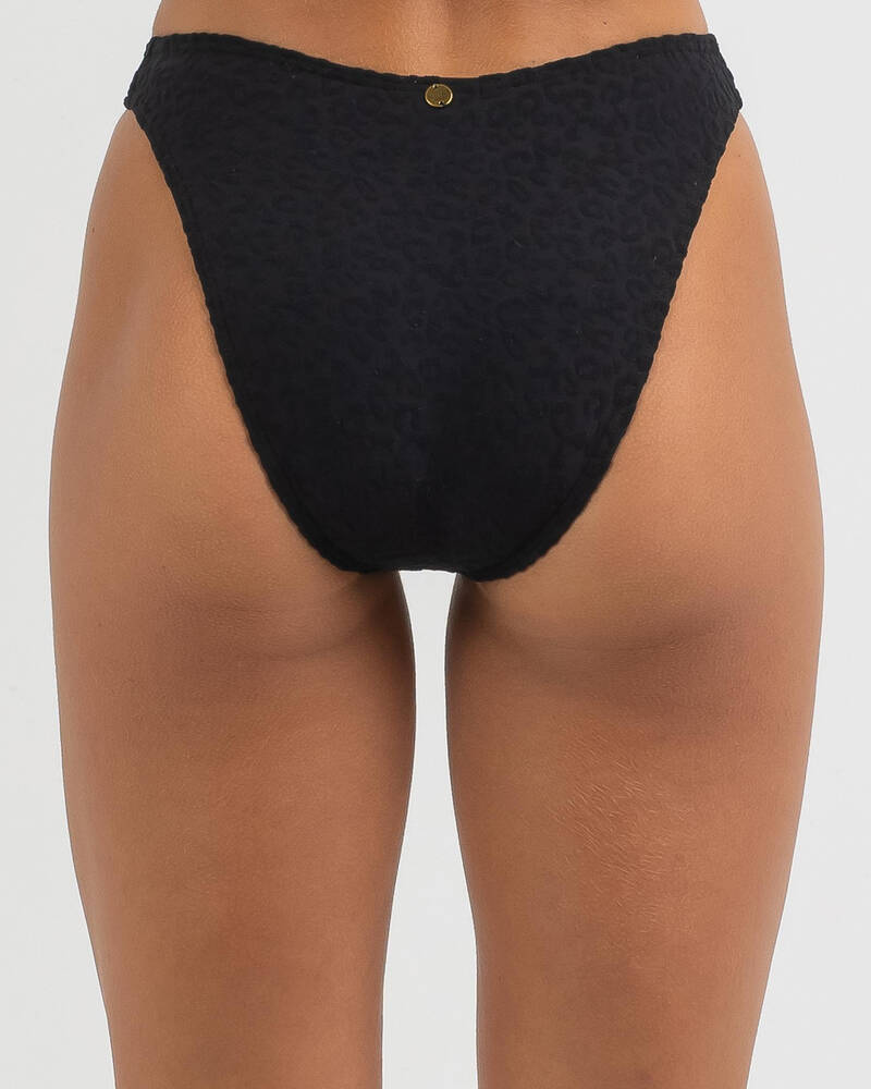Kaiami Tyra Texture High Cut Bikini Bottom for Womens