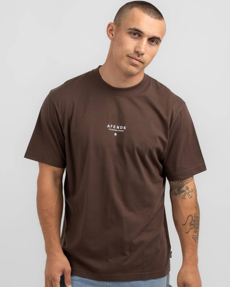 Afends Space Retro Fit T-Shirt for Mens