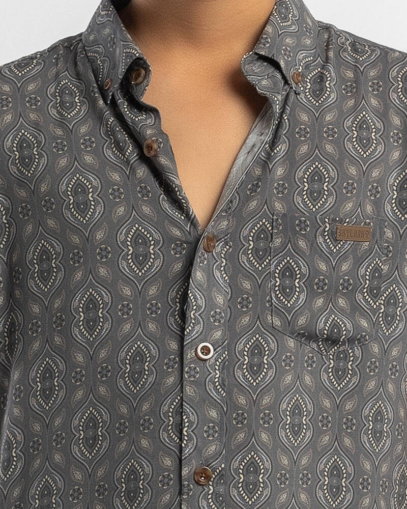 Skylark Boys' Manuscript Short Sleeve Shirt for Mens