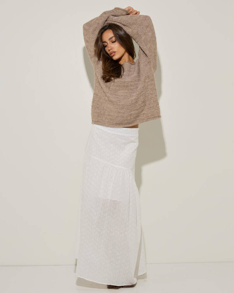 Rhythm Bailey Broderie Skirt for Womens