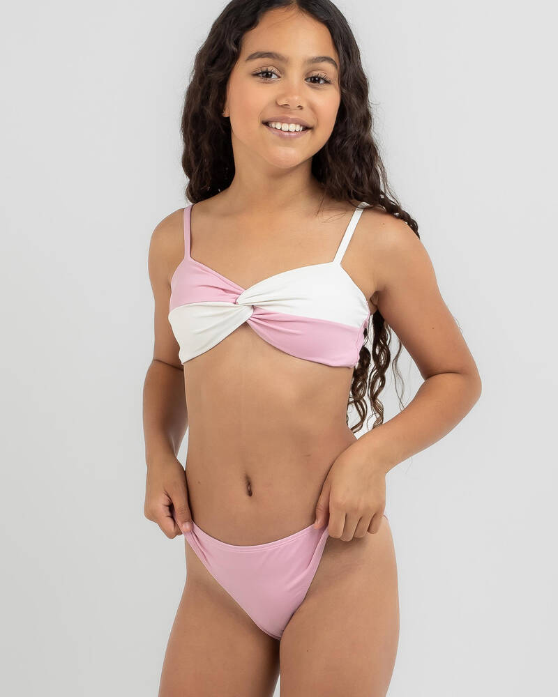 Kaiami Girls' Cynthia Bandeau Bikini Set for Womens