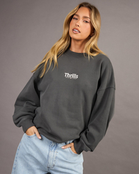 Thrills Road To Paradise Cocoon Panel Crew Sweatshirt for Womens image number null