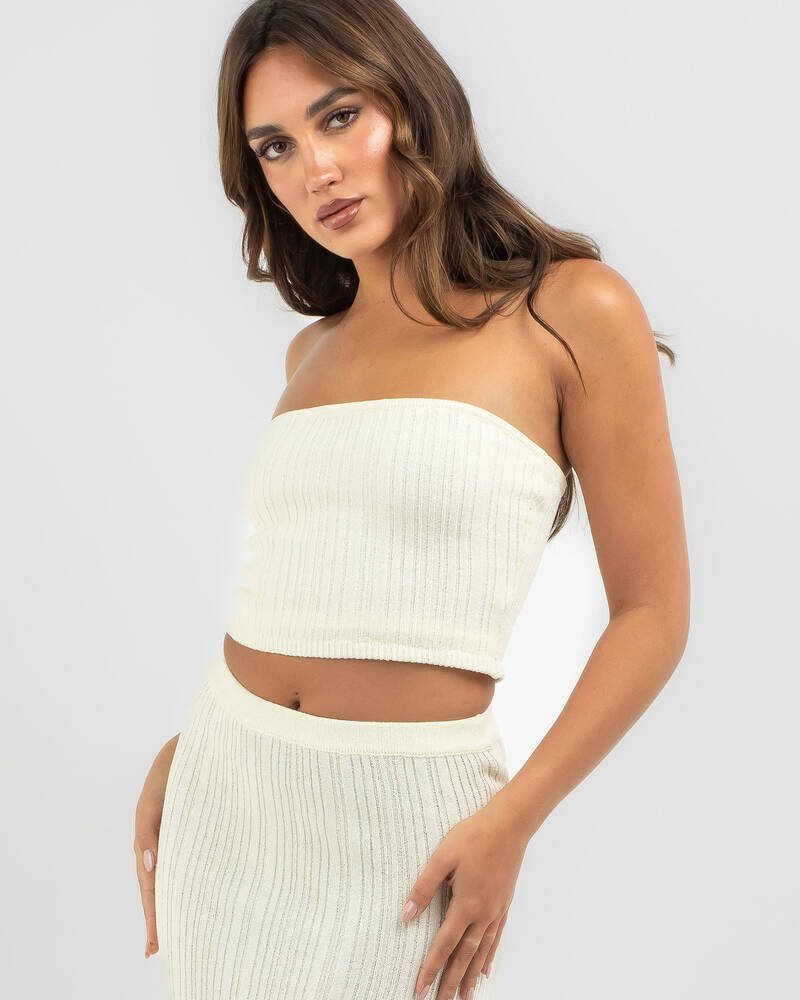 Ava And Ever Chapman Knit Tube Top for Womens