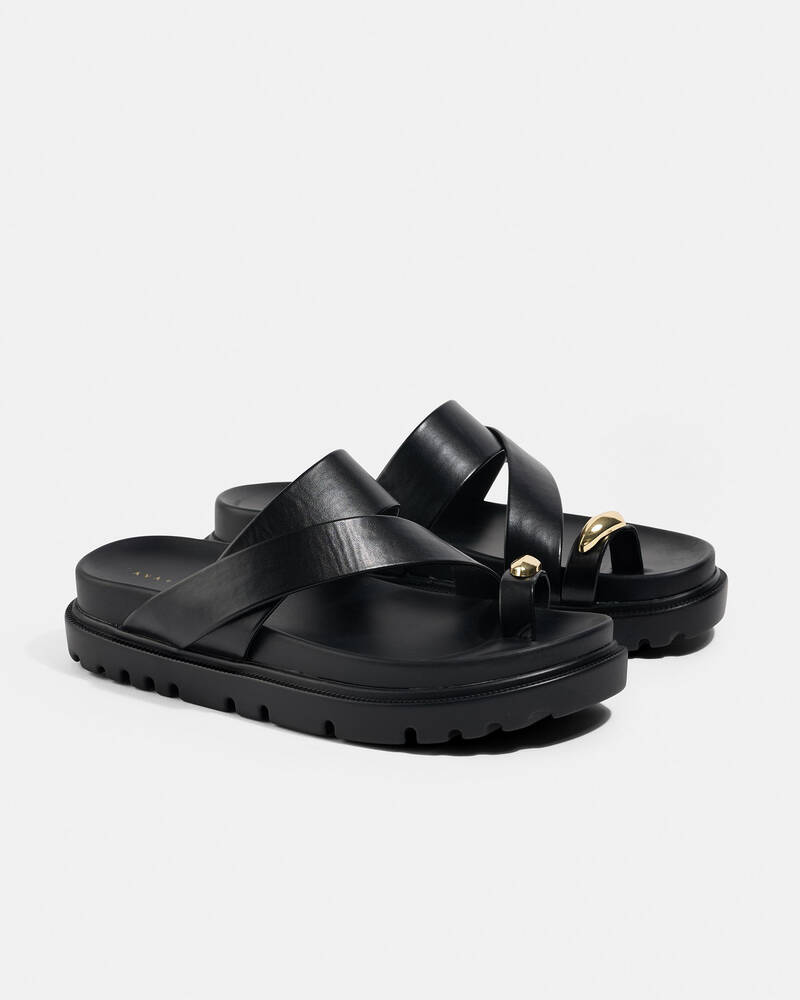 Ava And Ever Toe Ring Flatform Shoes for Womens