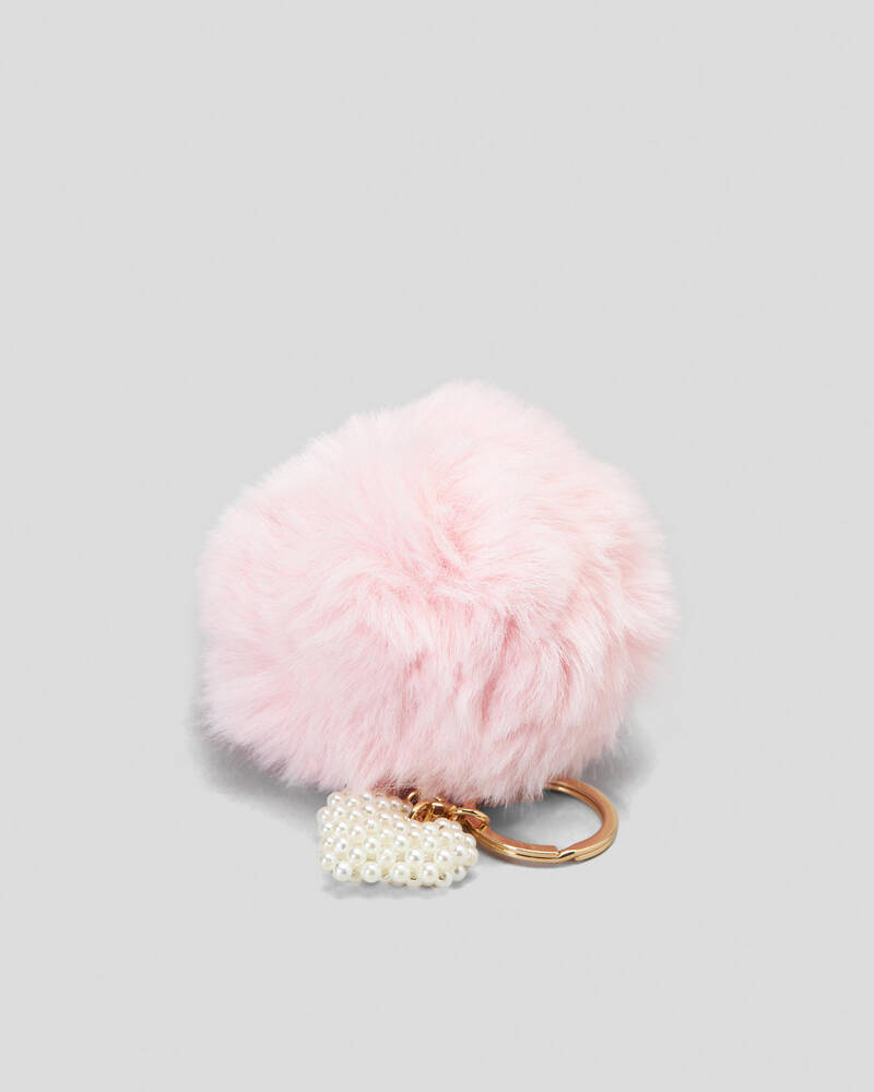 Karyn In LA Pearl Pom Keyring for Womens