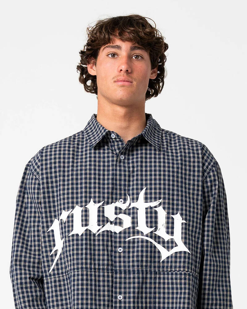 Rusty Shook Ones Long Sleeve Shirt for Mens