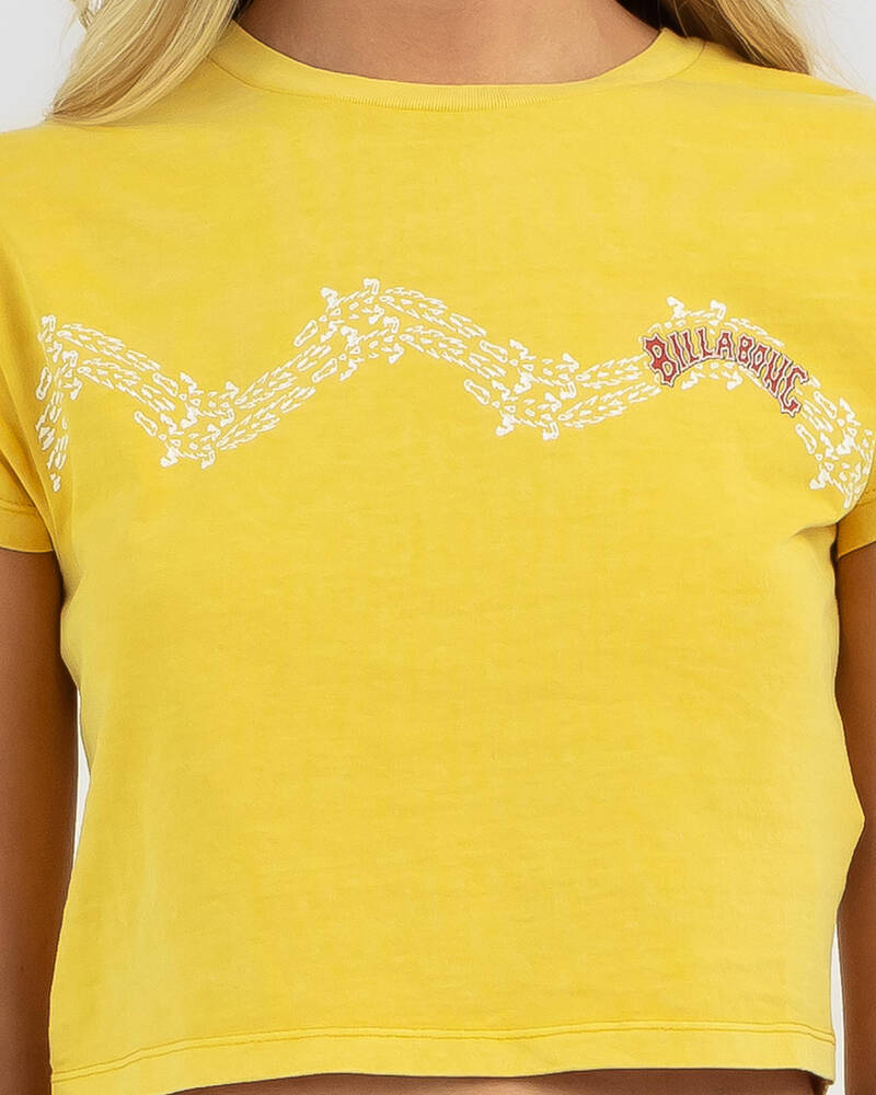 Billabong King Stingray Under One Sun Crop T-Shirt for Womens